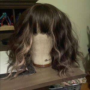 Stylish Brown Wavy Wig